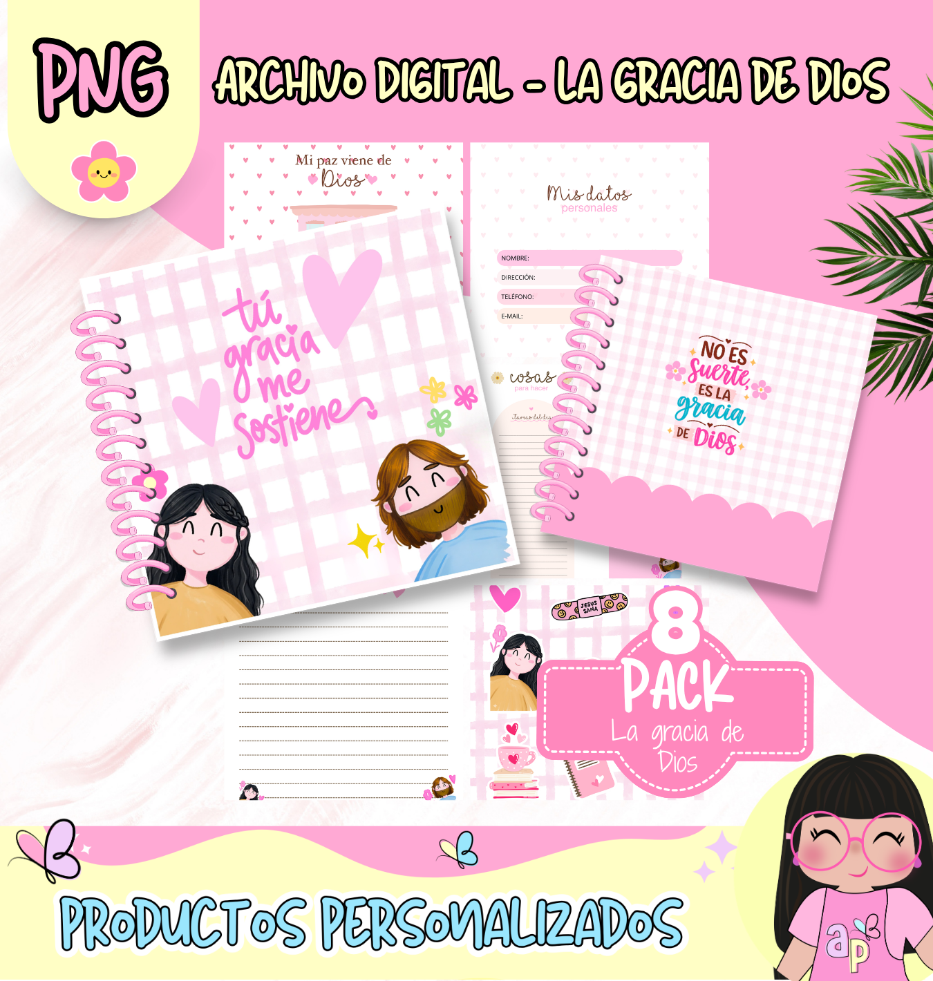 Diseño de Agenda La Gracia de Dios