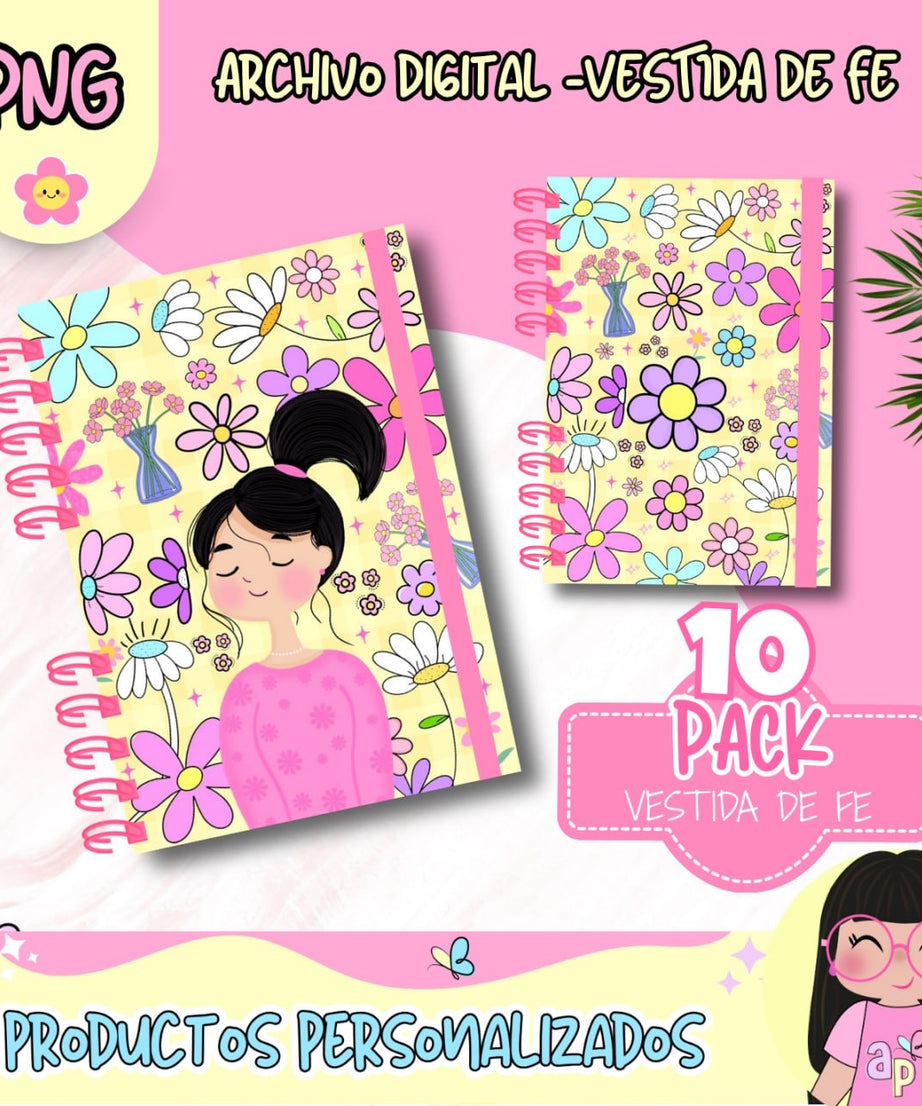 Diseño de Agenda Vestida de fe 💖