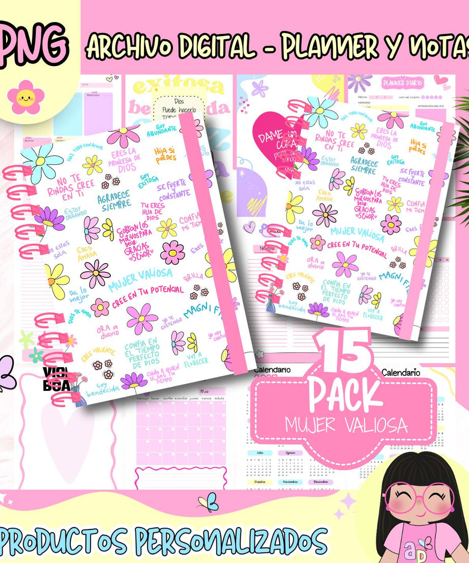 Diseño Agenda Mujer Valiosa