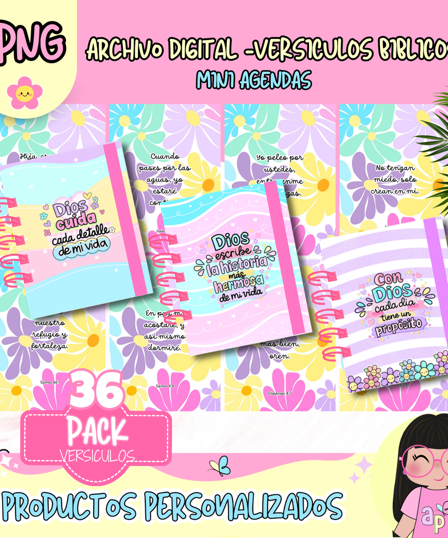 Mini Agenda - Versículos Biblicos