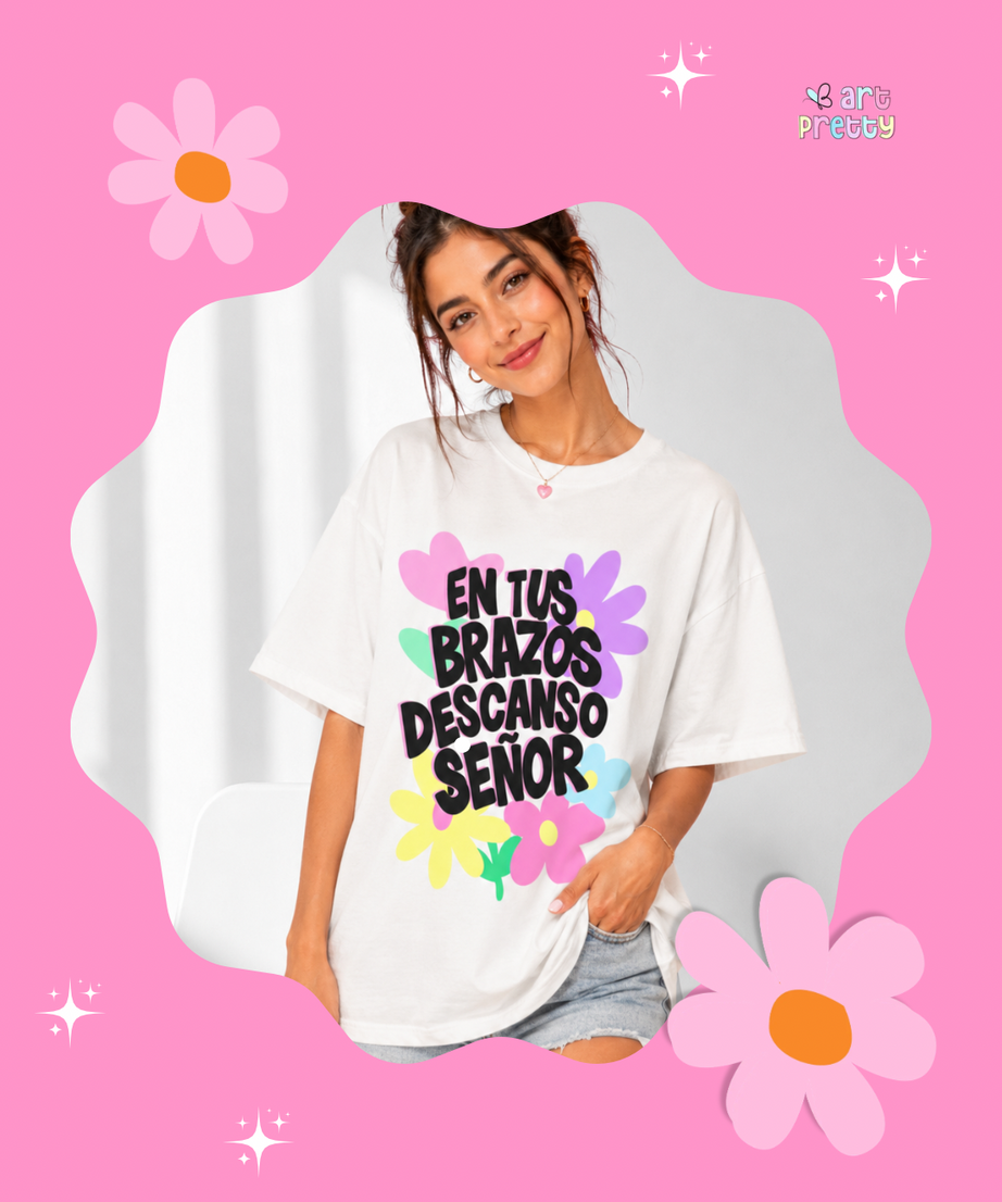 Camiseta en tus brazos descanso Señor