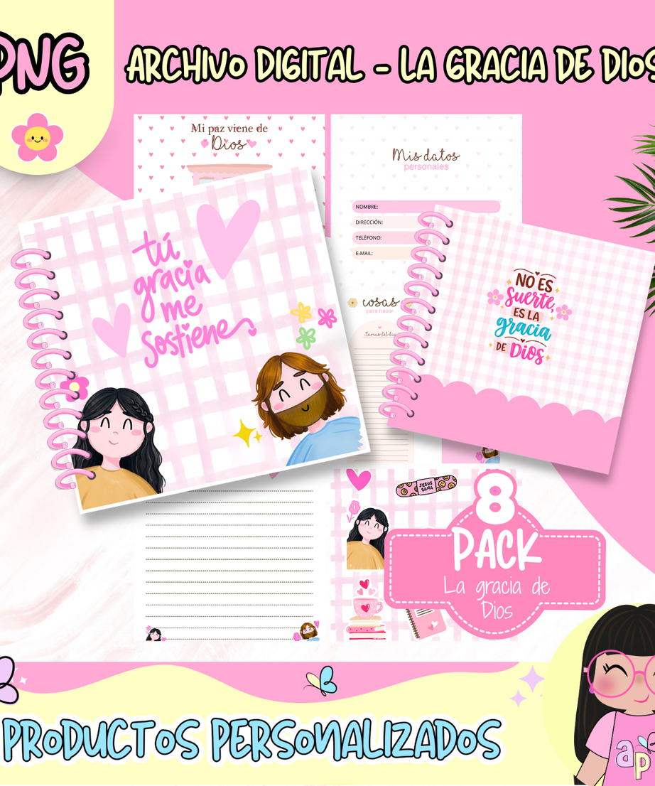 Diseño de Agenda La Gracia de Dios